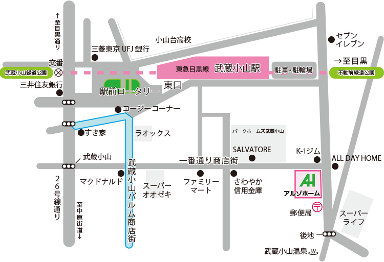アクセスマップ